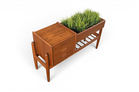 ARNE WAHL IVERSEN MODEL 36 PLANTER / HALLWAY CHEST IN TEAK #2