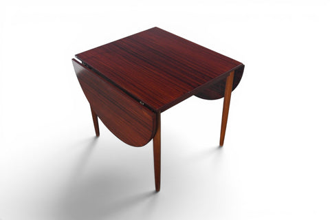 DANISH MODERN ROSEWOOD DROP LEAF DINING TABLE, 1960s