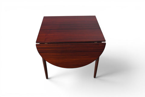 DANISH MODERN ROSEWOOD DROP LEAF DINING TABLE, 1960s