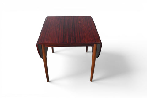 DANISH MODERN ROSEWOOD DROP LEAF DINING TABLE, 1960s