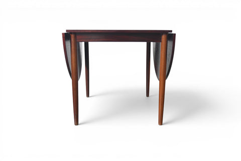 DANISH MODERN ROSEWOOD DROP LEAF DINING TABLE, 1960s