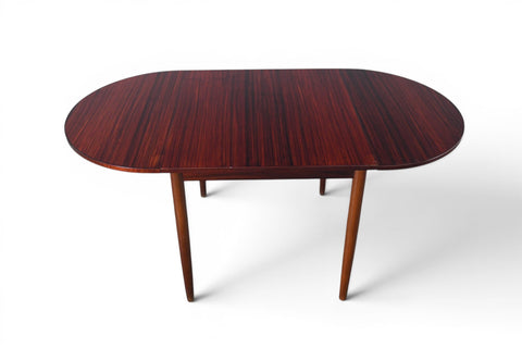 DANISH MODERN ROSEWOOD DROP LEAF DINING TABLE, 1960s