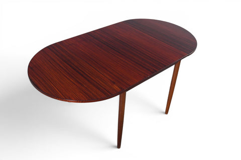 DANISH MODERN ROSEWOOD DROP LEAF DINING TABLE, 1960s
