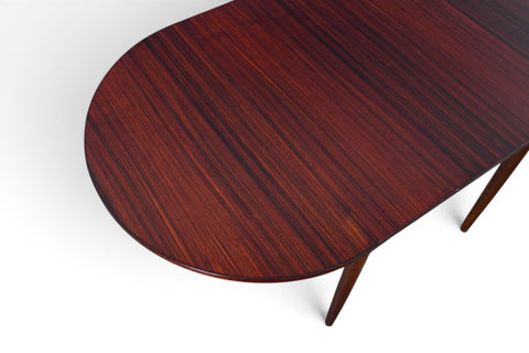DANISH MODERN ROSEWOOD DROP LEAF DINING TABLE, 1960s