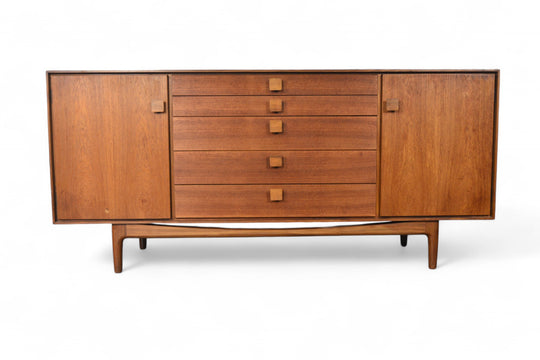 IB KOFOD LARSEN "DANISH RANGE" CREDENZA IN TEAK + AFROMOSIA