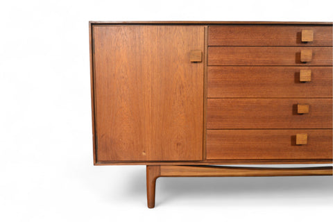 IB KOFOD LARSEN "DANISH RANGE" CREDENZA IN TEAK + AFROMOSIA