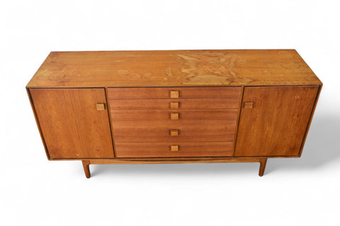 IB KOFOD LARSEN "DANISH RANGE" CREDENZA IN TEAK + AFROMOSIA