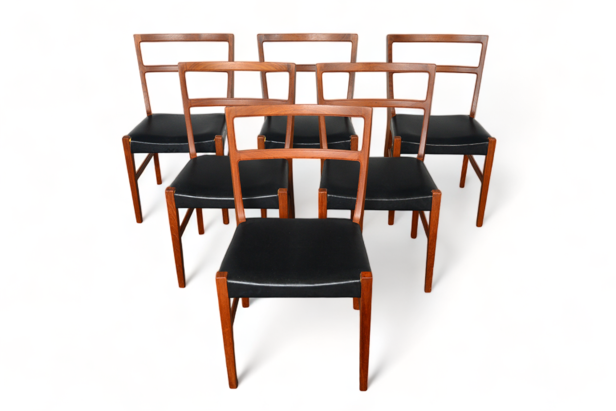 Set of Six Teak Dining Chairs by Johannes Andersen