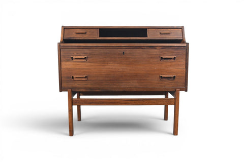 Vintage Arne Wahl Iversen rosewood secretary desk, 1960s – view 1