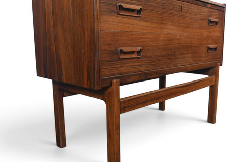 Vintage Arne Wahl Iversen rosewood secretary desk, 1960s – view 9