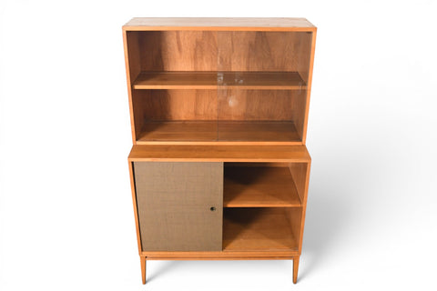 Vintage Paul McCobb Planner Group walnut credenza with hutch, 1950s – view 4