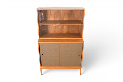 Vintage Paul McCobb Planner Group walnut credenza with hutch, 1950s – view 5