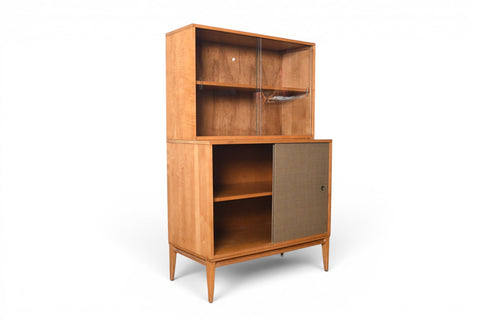 Vintage Paul McCobb Planner Group walnut credenza with hutch, 1950s – view 9