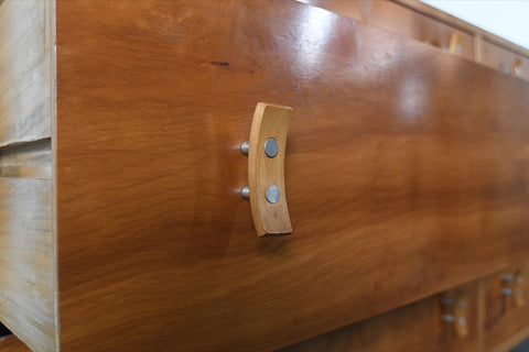 STANLEY YOUNG SIX DRAWER DRESSER IN WALNUT
