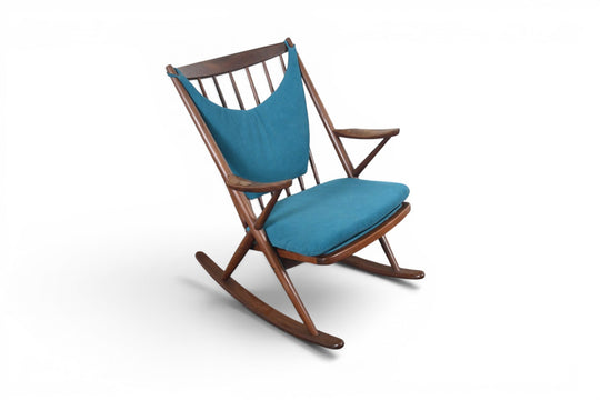 FRANK REENSKAUG MODEL 182 ROCKING CHAIR IN SOLID AFROMOSIA