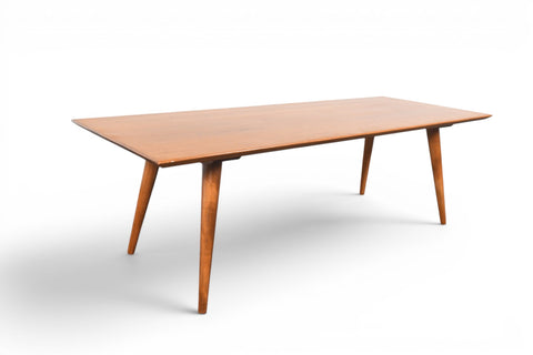 Vintage Paul McCobb Planner Group solid maple bench and coffee table, 1950s, view 5
