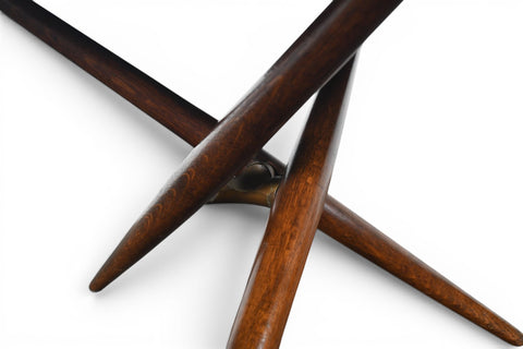 ADJUSTABLE HEIGHT JURG BALLY COFFEE TABLE
