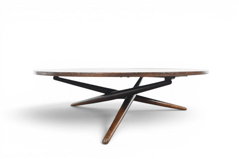 ADJUSTABLE HEIGHT JURG BALLY COFFEE TABLE