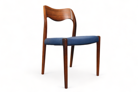 SET OF SIX J.L. MØLLER MODEL 71 DINING CHAIRS IN BRAZILIAN ROSEWOOD #2