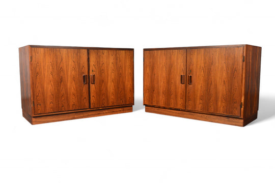PAIR OF BORGE MOGENSEN CUPBOARDS IN ROSEWOOD