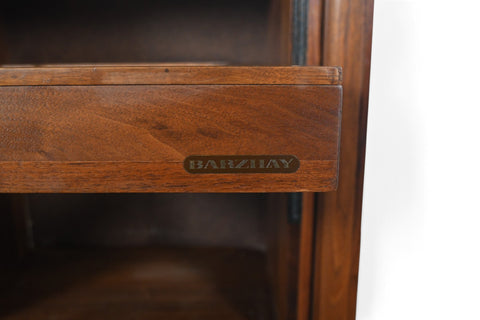 1960s BARZILAY TAMBOUR STEREO CABINET IN WALNUT