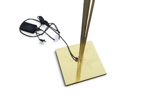 BRASS TORCHIER FLOOR LAMP BY RELUXE MILANO