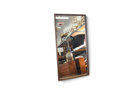 JOHN KAPEL TALL WALNUT FRAMED WALL MIRROR