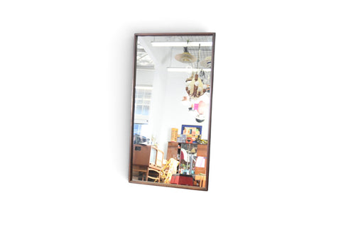 JOHN KAPEL TALL WALNUT FRAMED WALL MIRROR