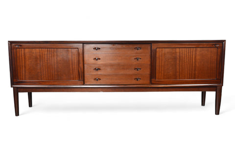 LARGE H.W. KLEIN CREDENZA IN MAHOGANY