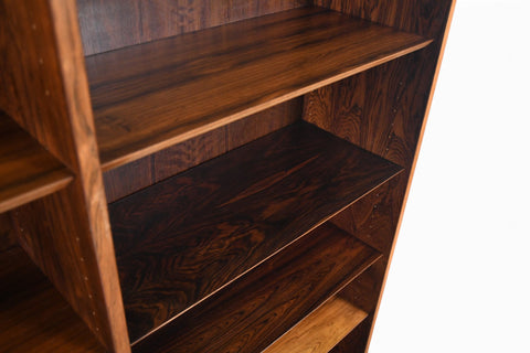 Vintage Carlo Jensen Brazilian rosewood double bookcase by Hundevad and Co, second of pair, 1960s, view 5