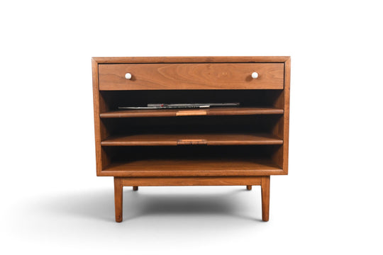 RARE KIPP STEWART FOR DREXEL "DECLARATION" MAGAZINE SIDE TABLE