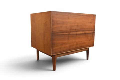 Vintage Kipp Stewart for Drexel Declaration walnut magazine side table, 1960s, view 14