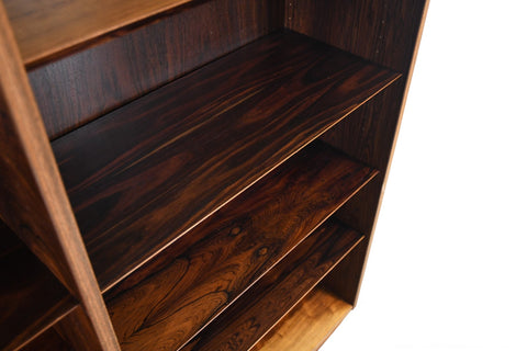Vintage Carlo Jensen Brazilian rosewood double bookcase by Hundevad and Co, third of set, 1960s, view 6