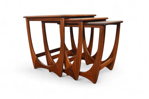 SET OF G PLAN ASTRO NESTING TABLES IN TEAK #2