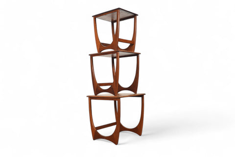 SET OF G PLAN ASTRO NESTING TABLES IN TEAK #2