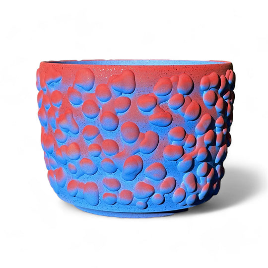 COBALT AND CINNABAR ORGANIC OMBRE PLANTER