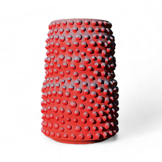 VERMILLION ORGANIC DOT OMBRE VASE