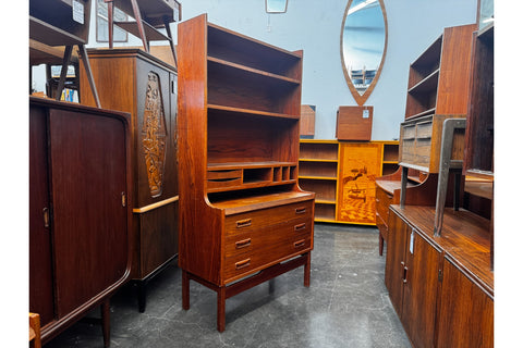 danish secretary bookcase