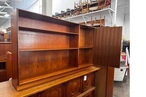 Scandinavian design teak rosewood bookcase