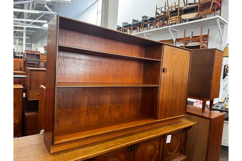 Vintage teak rosewood bookcase storage