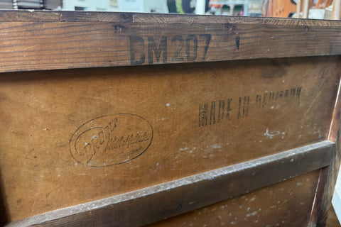 Mid-century modern corner bar unit crafted in teak with integrated storage features, made in denmark