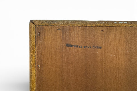 SVEND AAGE RASMUSSEN FIVE DRAWER CHEST WITH BOOKCASE HUTCH