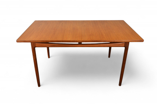 IB KOFOD LARSEN "DANISH RANGE" EXTENDABLE TEAK DINING TABLE #1