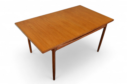 IB KOFOD LARSEN "DANISH RANGE" EXTENDABLE TEAK DINING TABLE #2