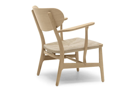 CH22 Lounge Chair - Oak Oil - Back