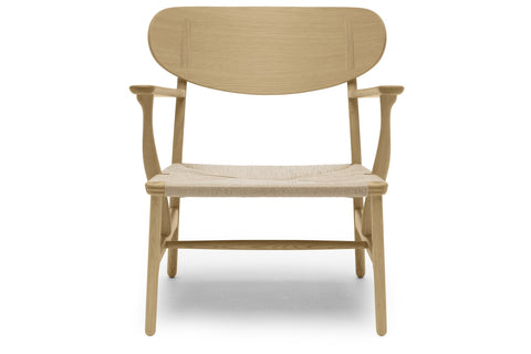 CH22 Lounge Chair - Oak Oil - Front