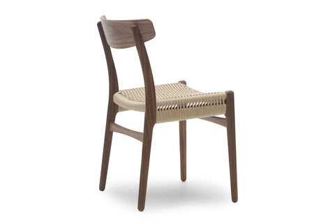 CH23 Chair - Walnut Oil - Back