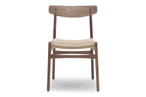 CH23 Chair - Walnut Oil - Front