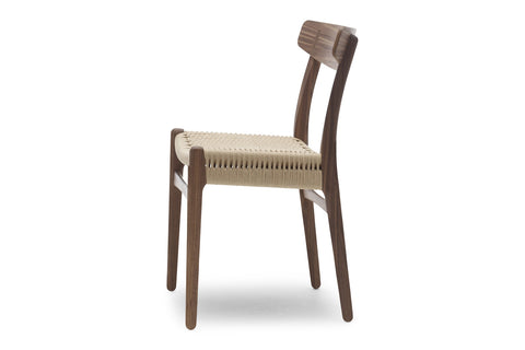 CH23 Chair - Walnut Oil - Side