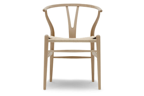 CH24 Wishbone Chair - Beech Oil / Natural Cord